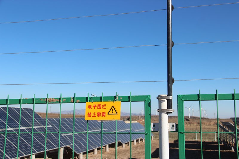 山西某光伏场电子围栏案例