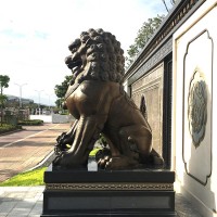 獅子铜雕 厂家设计安装